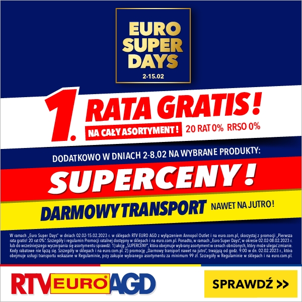 RTV Euro AGD: Trwa Euro Super Days!