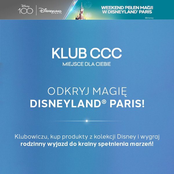 Konkurs dla klubowiczów CCC - wygraj pobyt w Disneyland® Paris!
