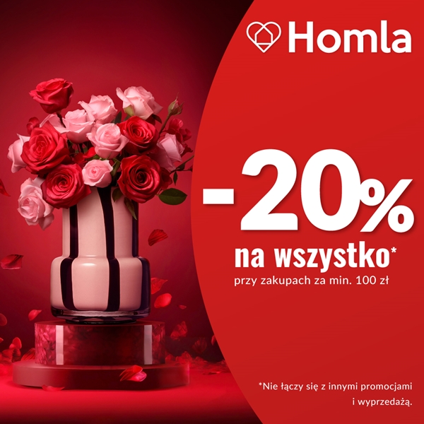 Homla: -20% na wszystko