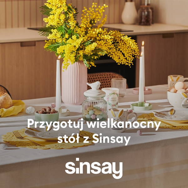 Przygotuj wielkanocny stół z produktami z Sinsay!