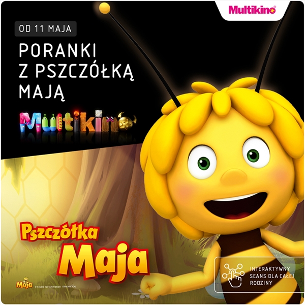 „Pszczółka Maja na wielkim ekranie” w Multikinie – już od 11 maja!