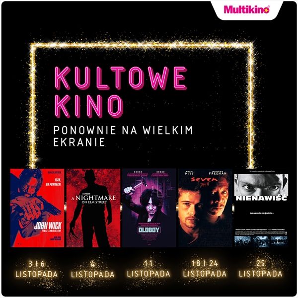 Jeszcze więcej kultowych filmów w listopadzie w Multikinie!