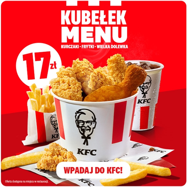 Kubełek Menu w KFC