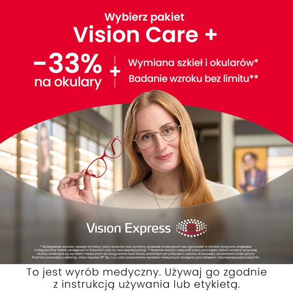 Vision Express: Pakiet Vision Care +