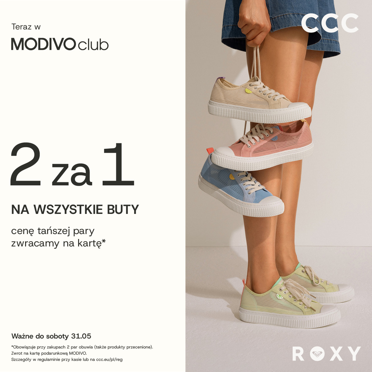 CCC: Tylko w MODIVOclub 2 za 1 na wszystkie buty!