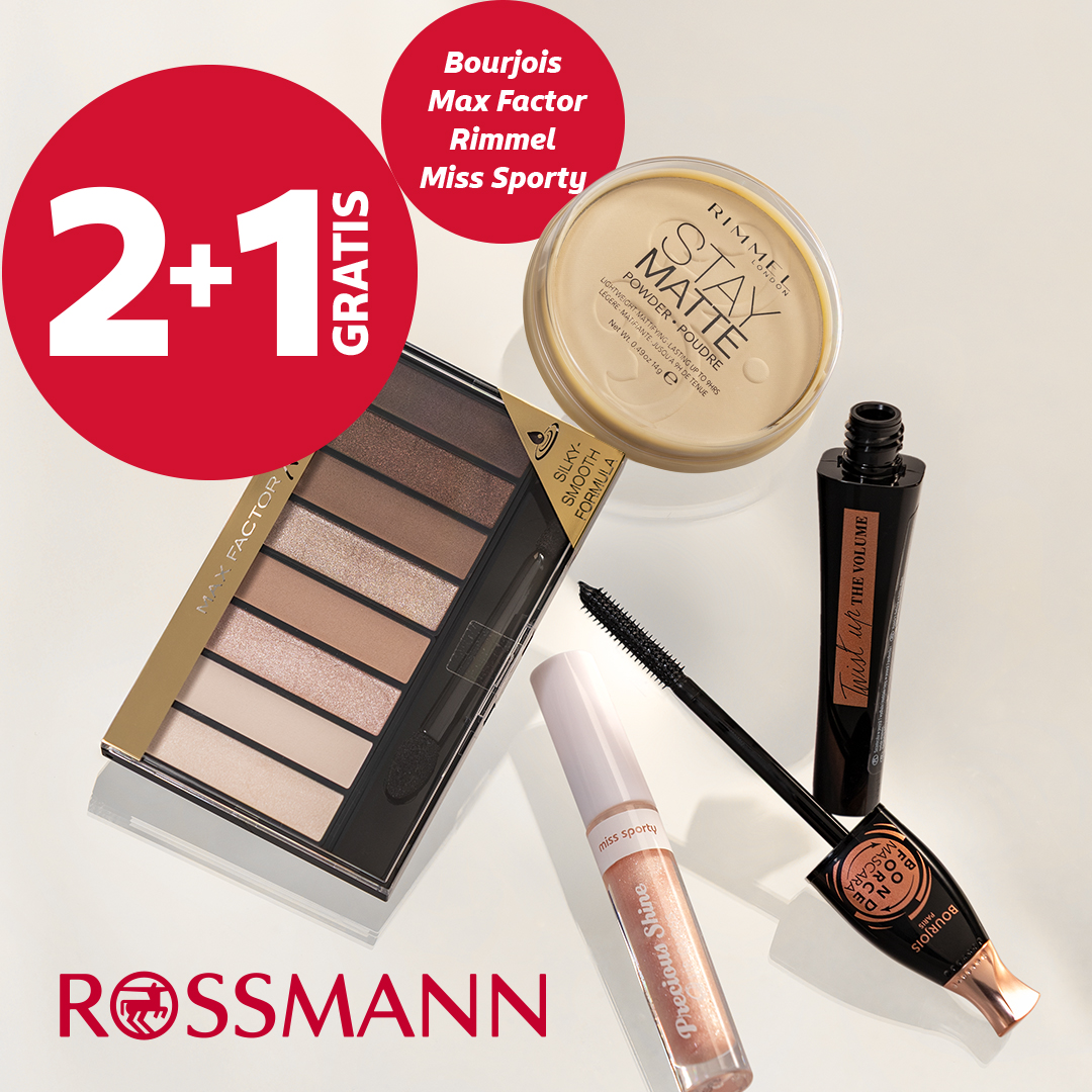Rossmann: Makijażowa promocja 2+1