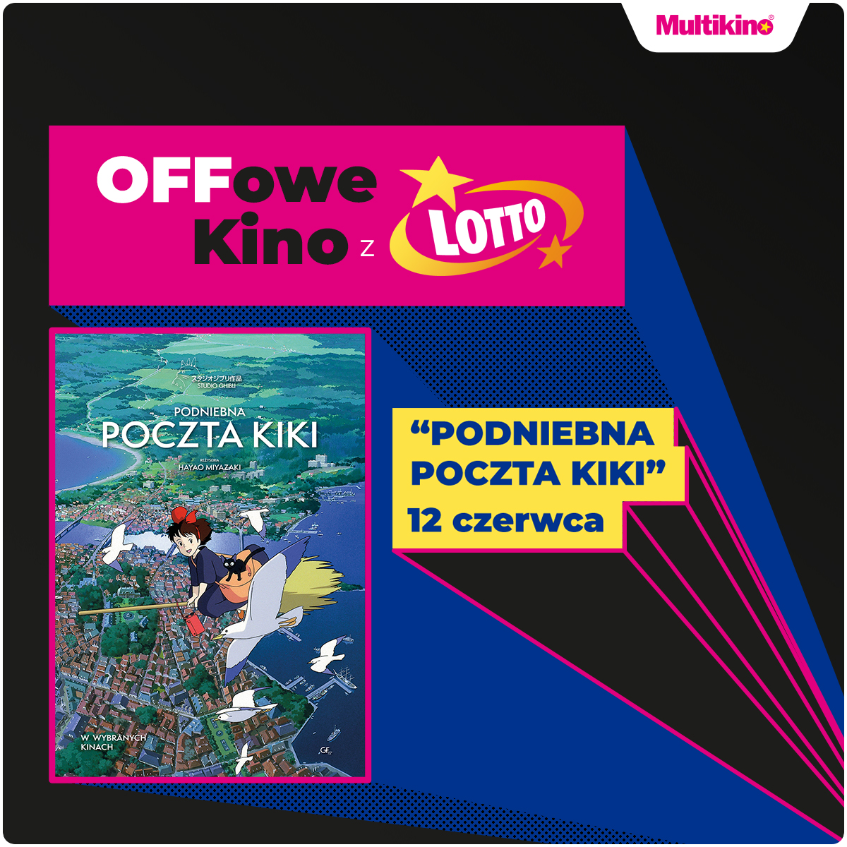 Multikino: „Podniebna poczta Kiki” 12 czerwca