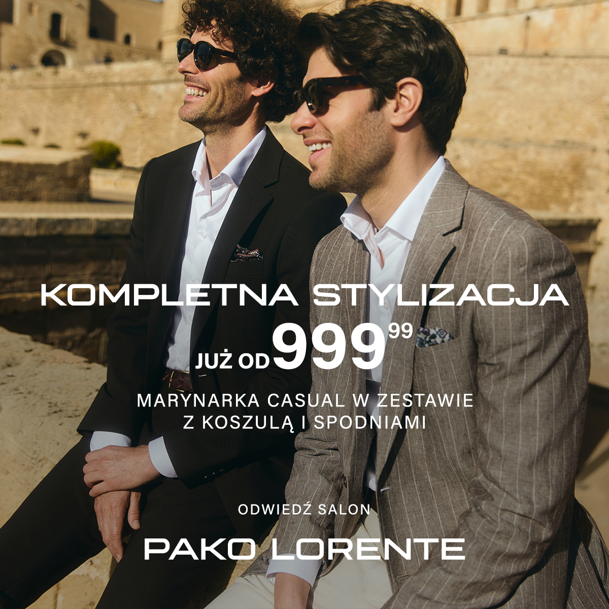 Pako Lorente: Marynarka casual w zestawie z koszulą i spodniami od 999,99 zł