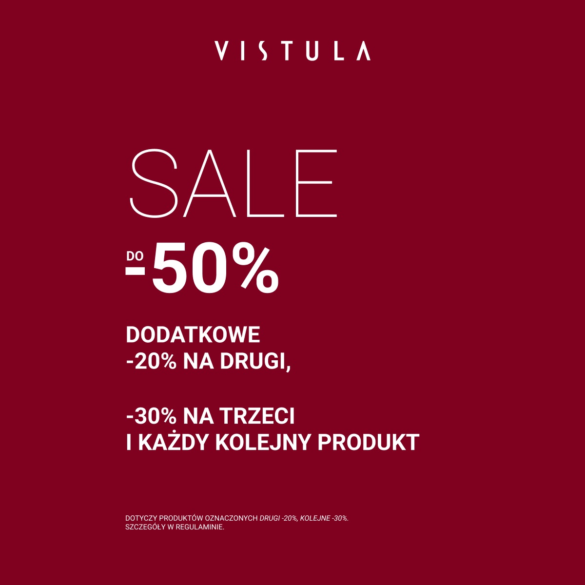 Vistula: Sale do -50%