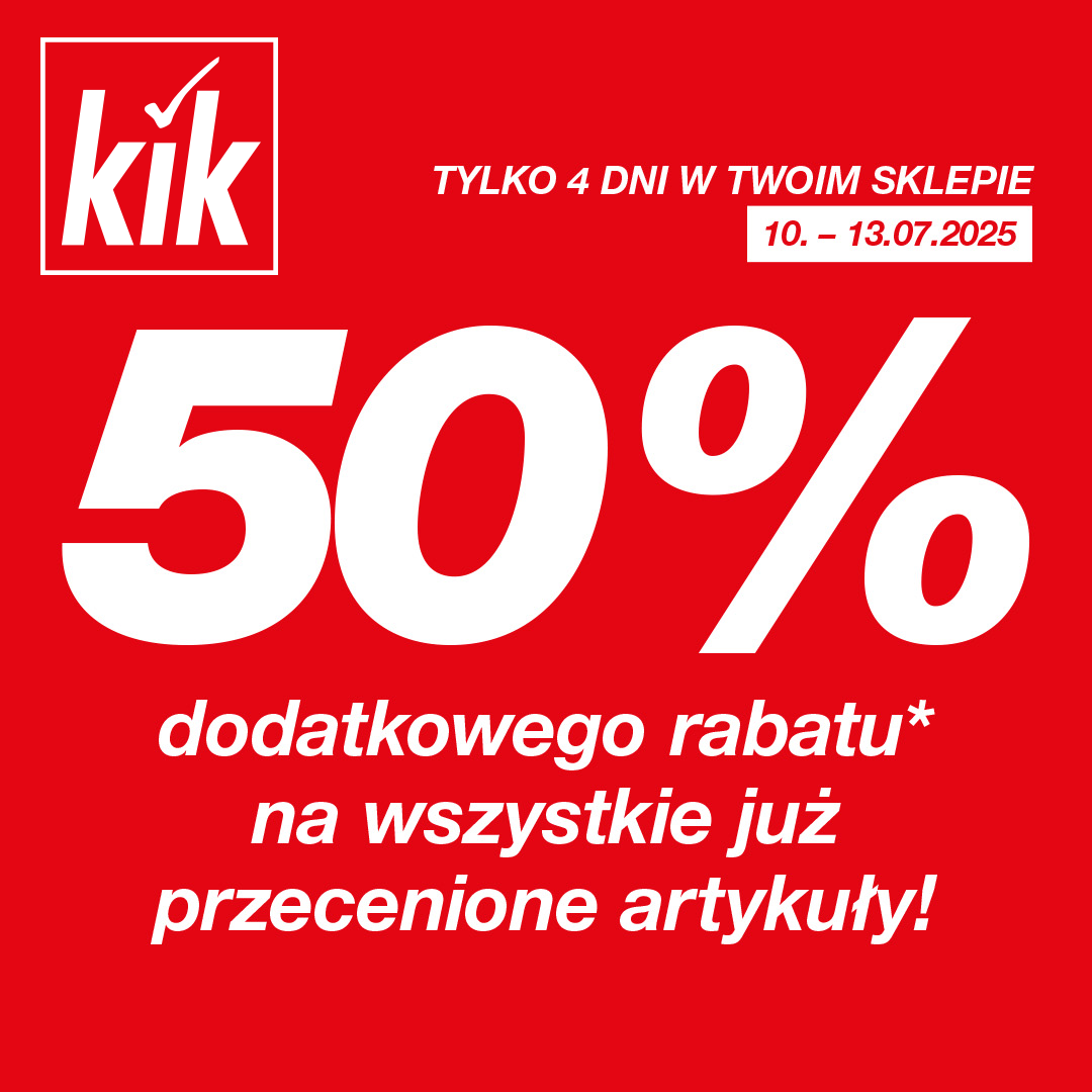 KiK: Letnia wyprzedaż NA MAXA
