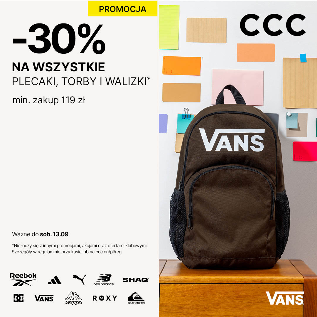 CCC: Pakowanie do szkoły, biura, na weekend? Nowa okazja w CCC! 