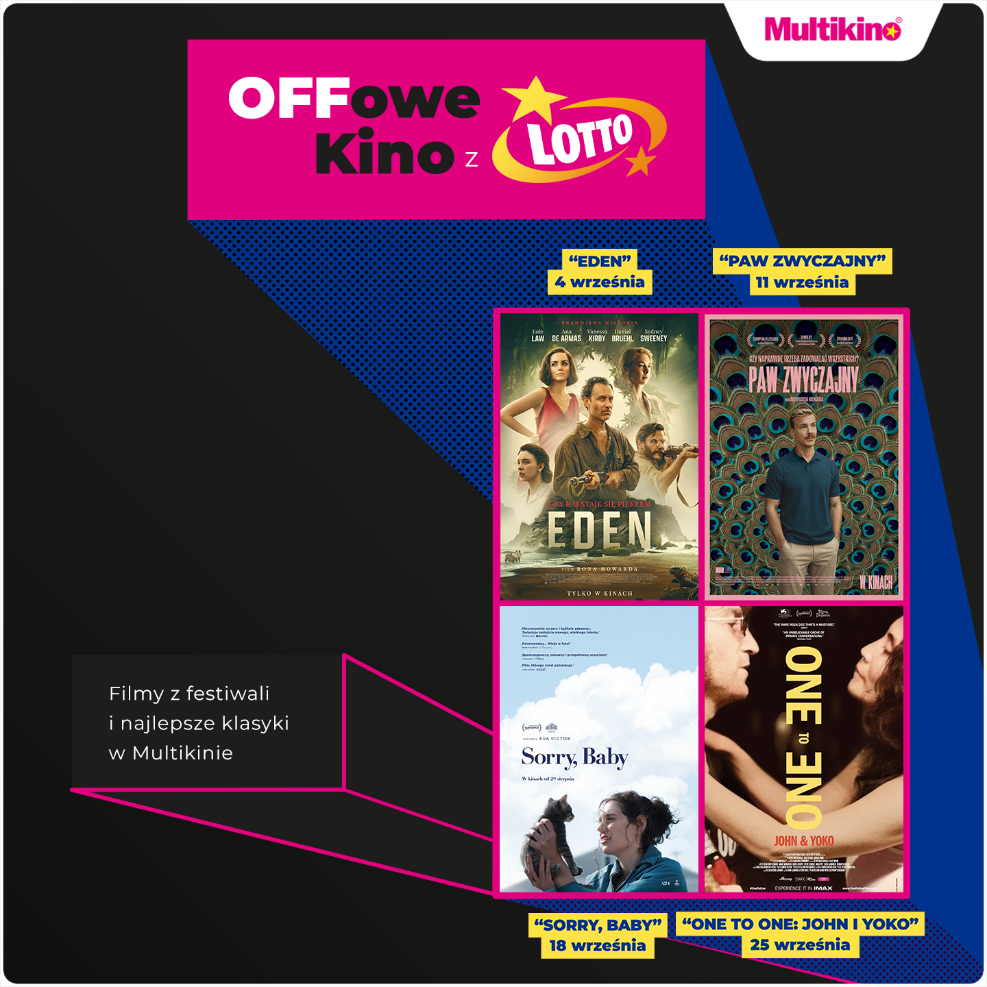 Multikino: „OFFowe Kino z Lotto” z wrześniowym repertuarem w Multikinie!