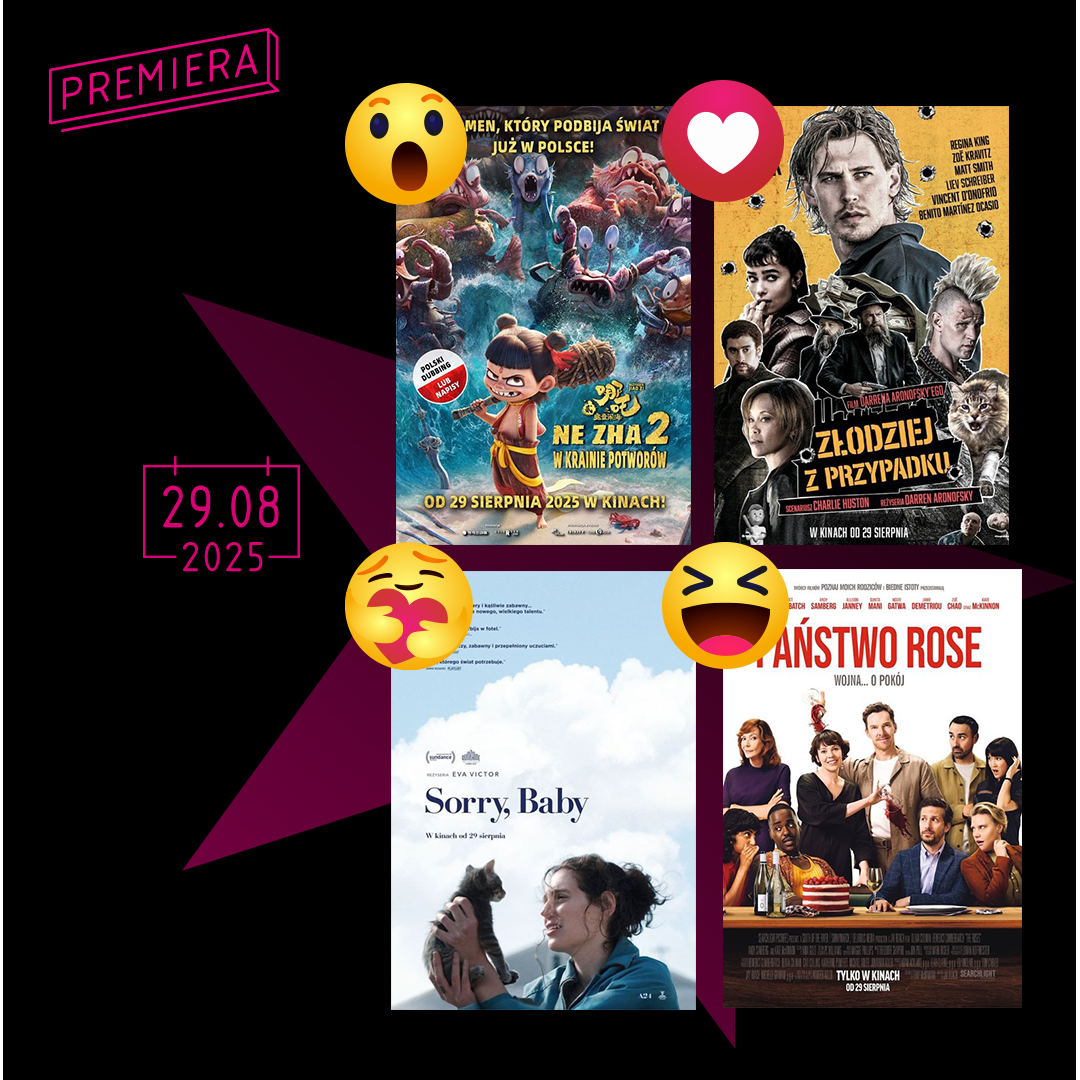 Multikino: Już 29 sierpnia trzy filmy premierowo w Multikinie!