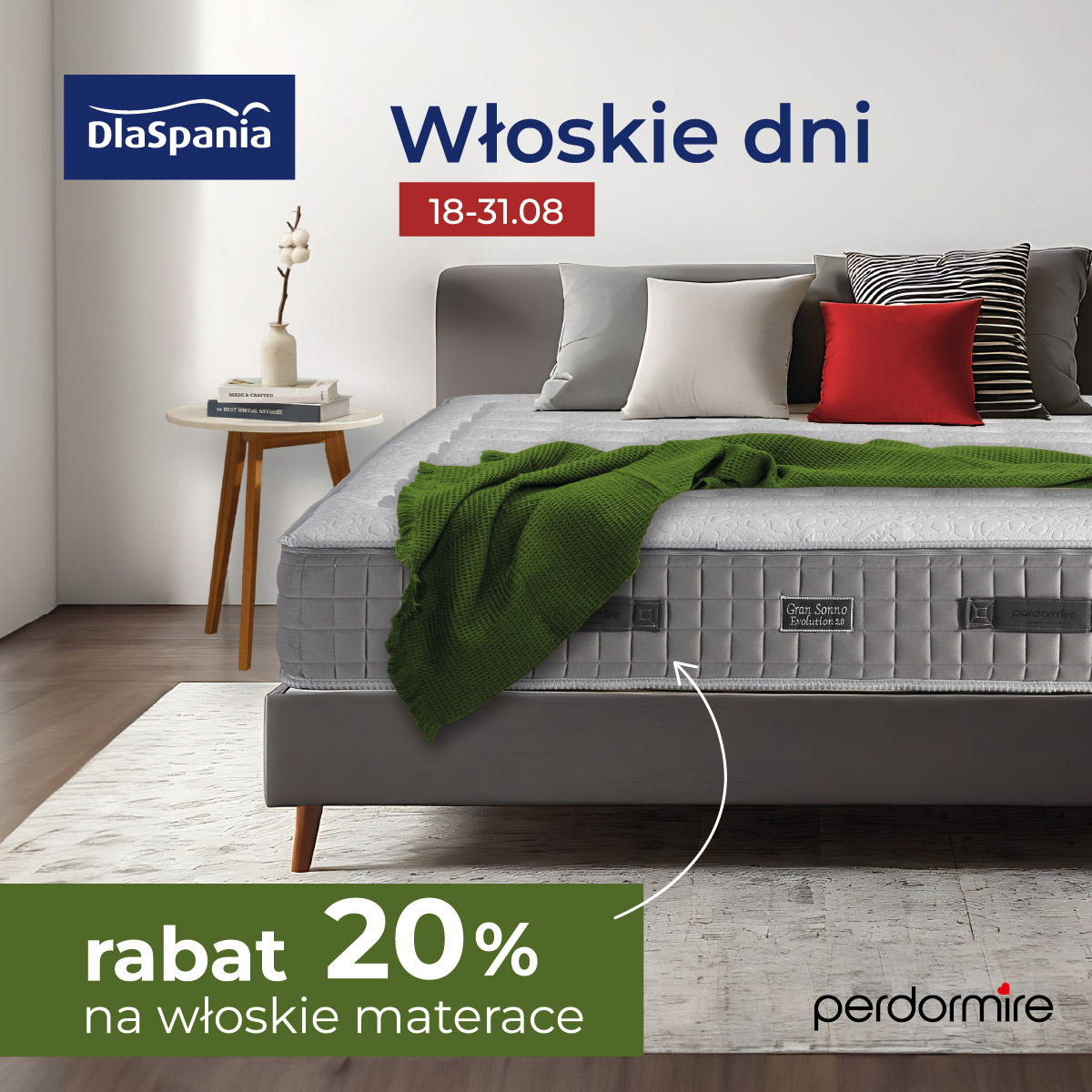 DlaSpania: -20% na wszystkie włoskie materace