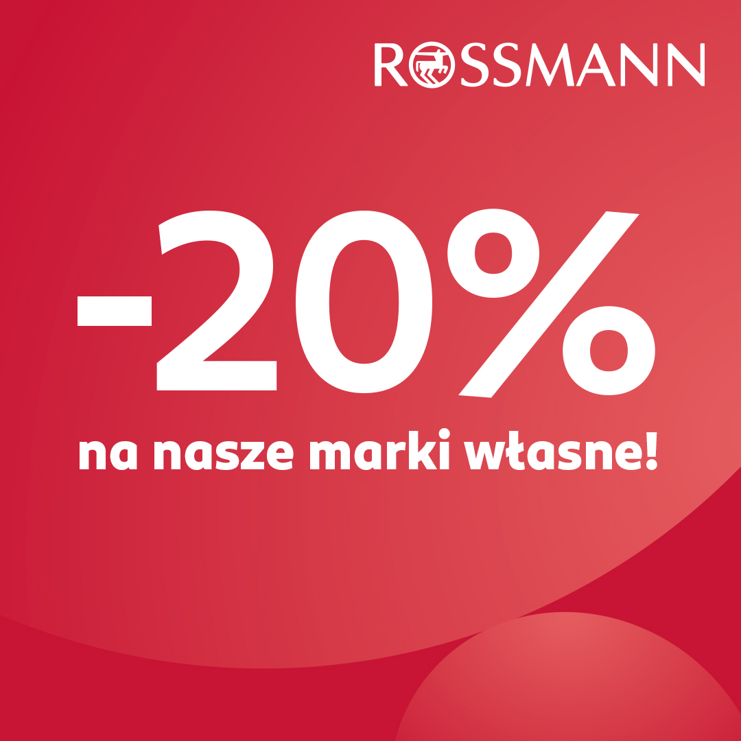 Rossmann: -20% na wszystkie marki własne Rossmanna