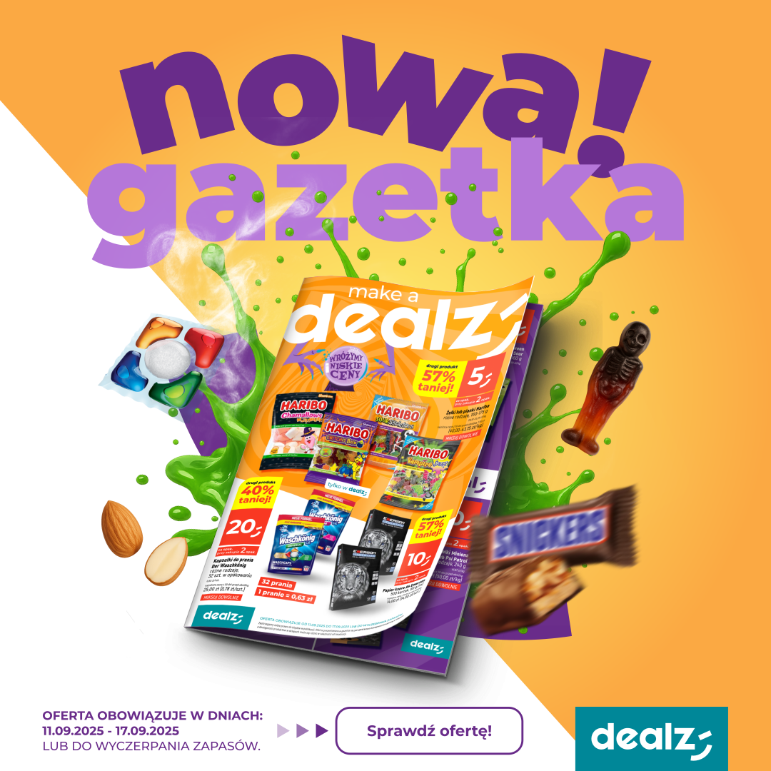Dealz: nowa gazetka MAKE A DEALZ 11-17.09