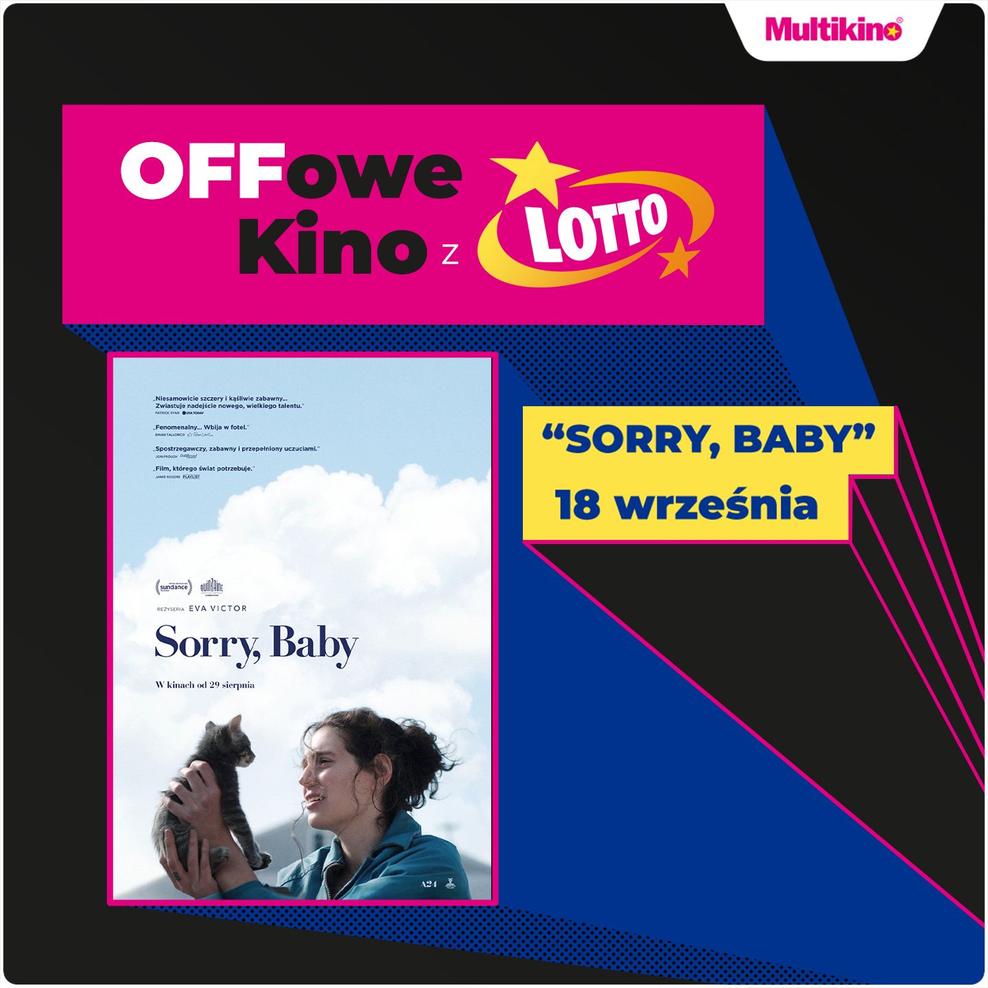 Multikino: „Sorry, Baby” 18 września w Multikinie