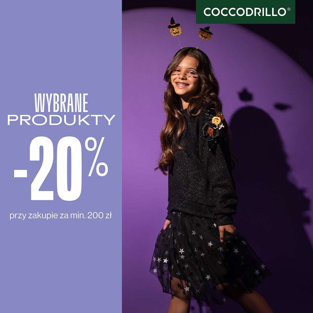 Wybrane produkty taniej w Coccodrillo!