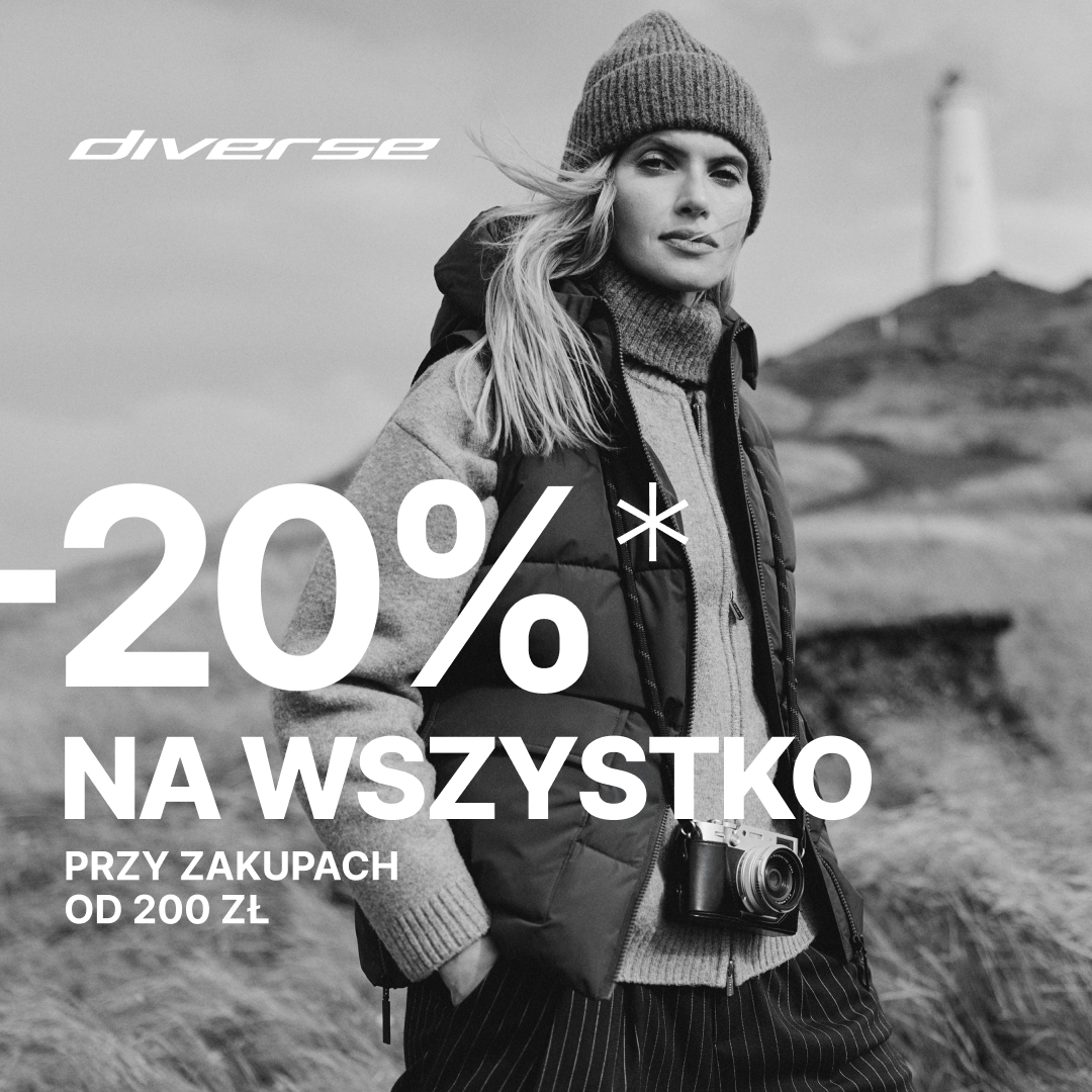 -20% na wszystko przy zakupach od 200 zł