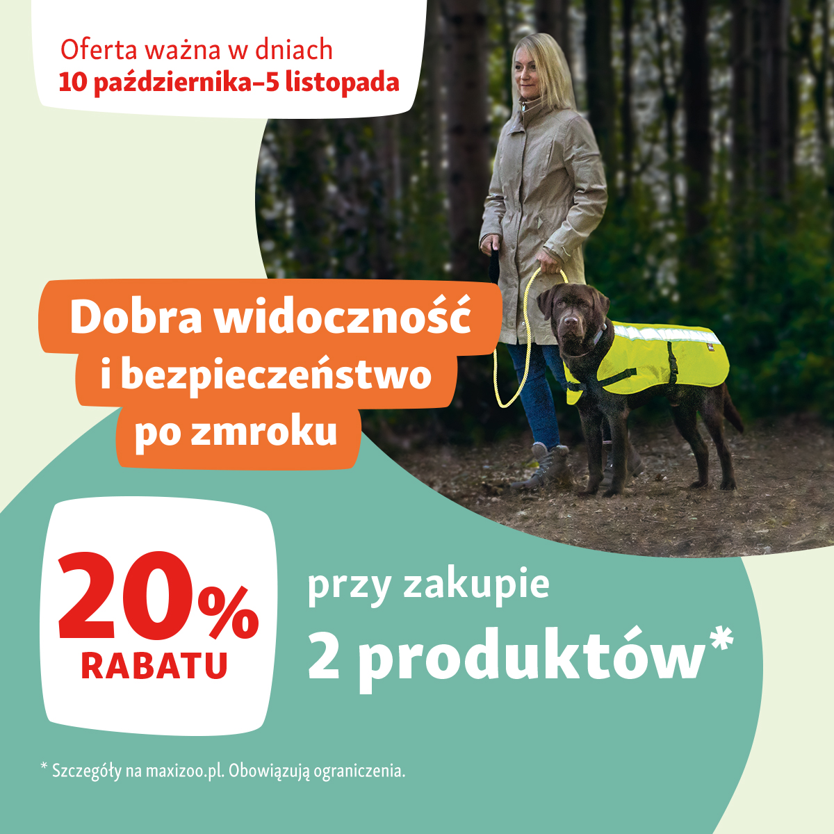 Zadbaj o bezpieczeństwo swojego pupila w ciemności!