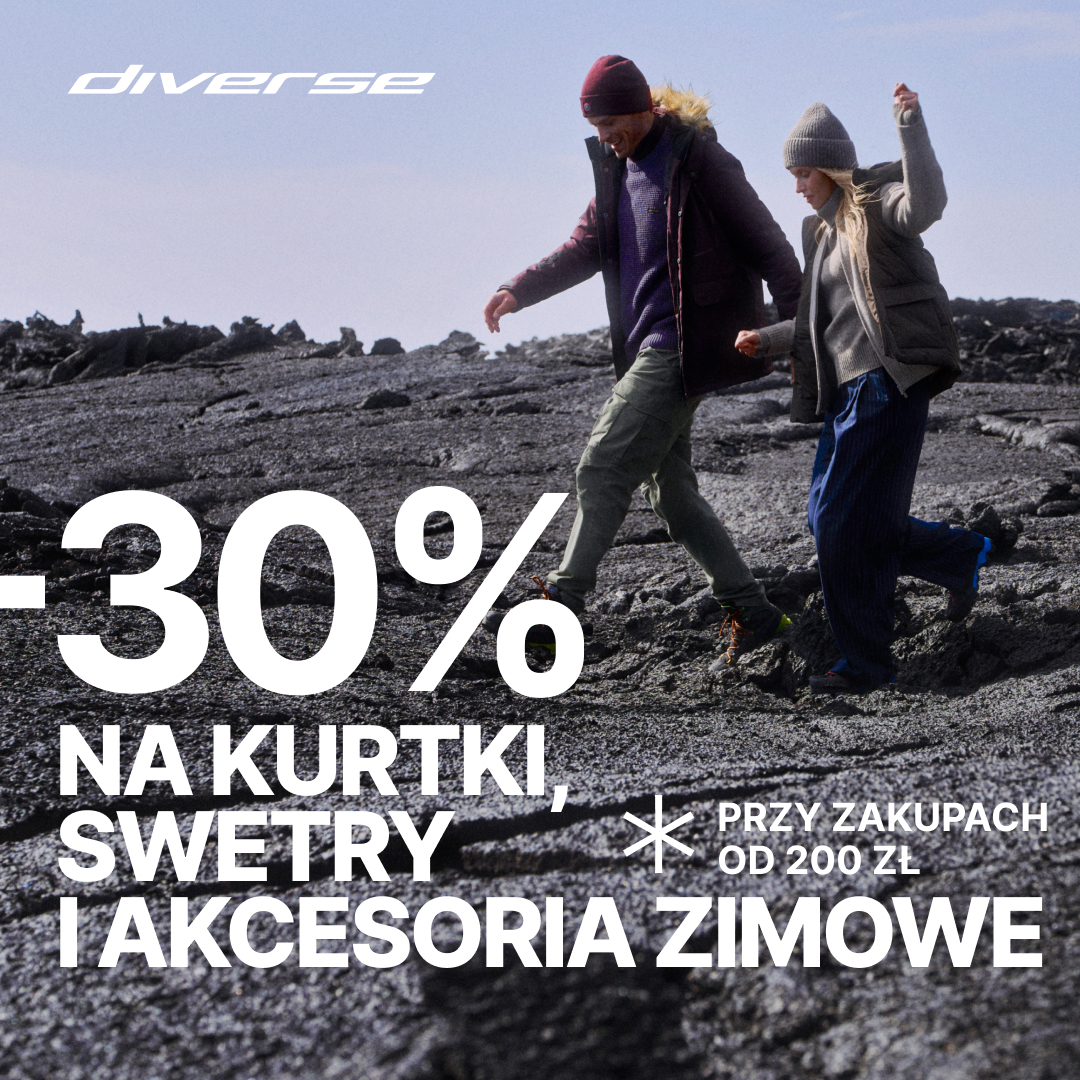 -30% na kurtki, swetry i akcesoria zimowe