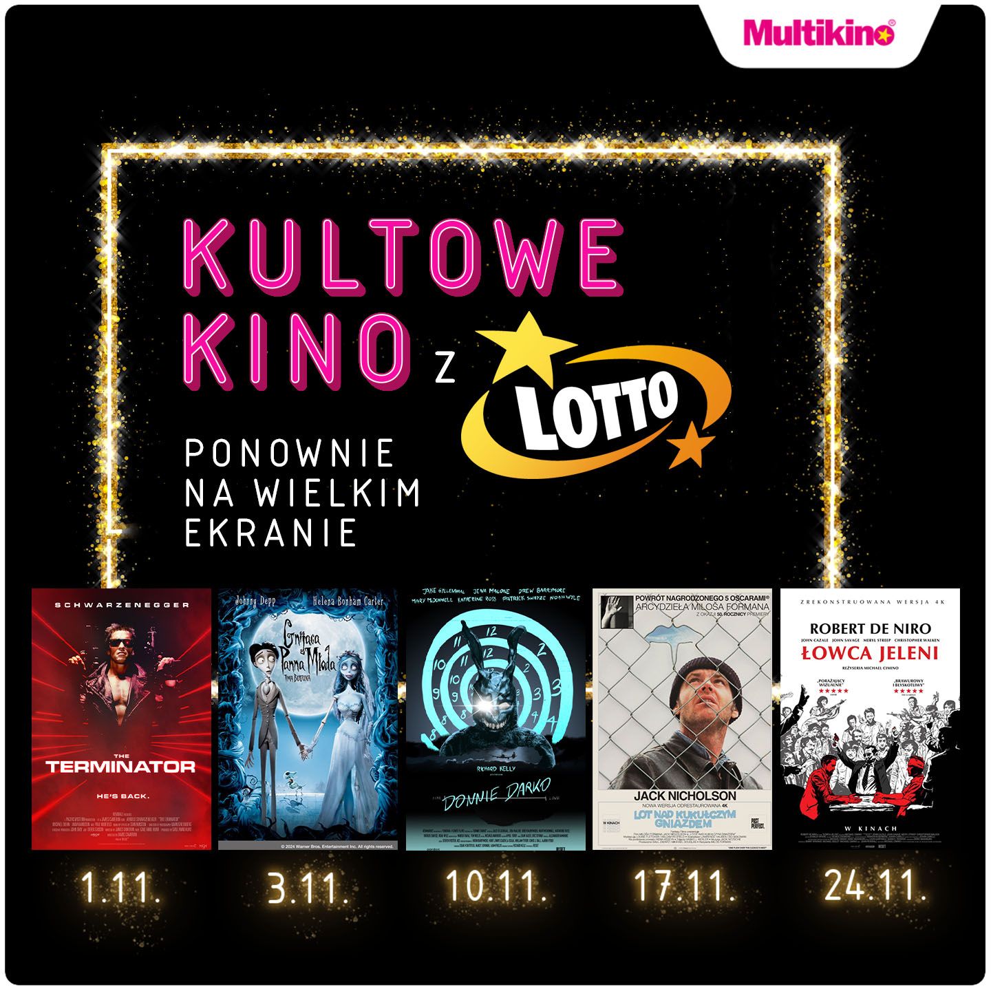 Tych kultowych produkcji nie możesz przegapić w listopadowym repertuarze Multikina!