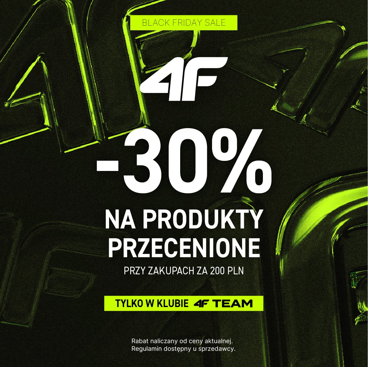 30% na produkty przecenione przy zakupach za 200 PLN