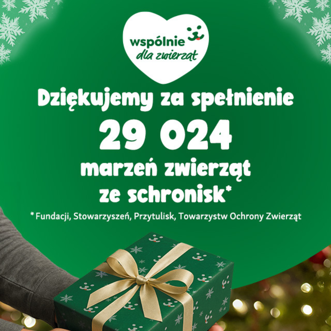 29 tysięcy prezentów dla zwierząt – Maxi Zoo podsumowuje świąteczną akcję