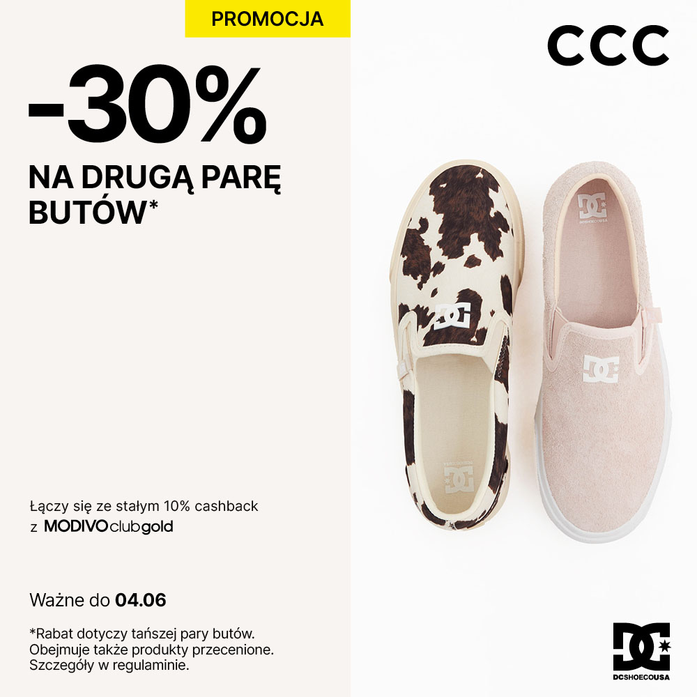 Teraz w CCC -30% na drugą parę butów! 