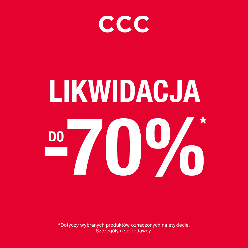 Likwidacja kolekcji do -70% w CCC!