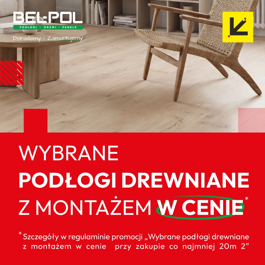 WYBRANE PODŁOGI DREWNIANE Z MONTAŻEM W CENIE*