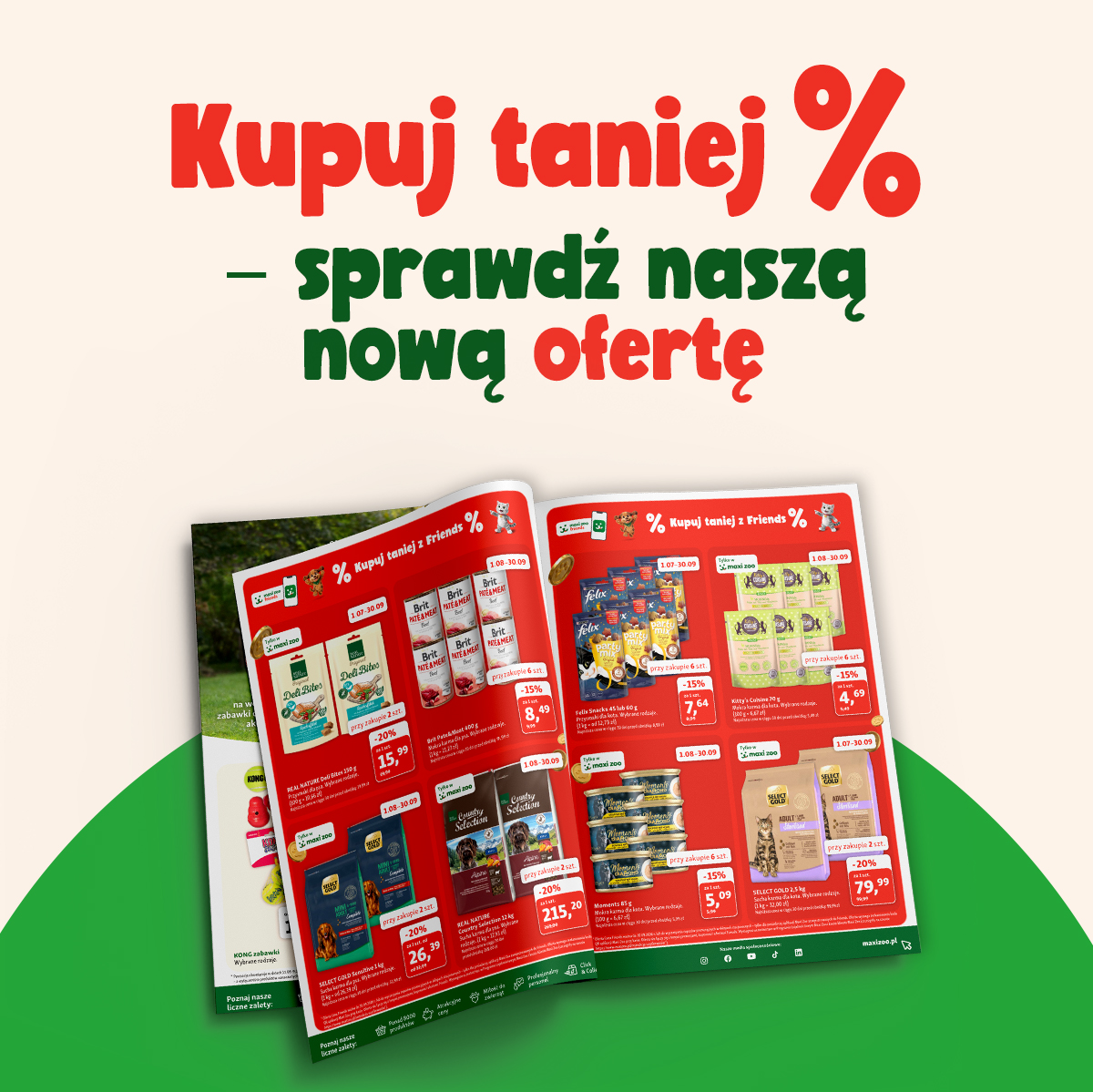 Maxi zoo – gazetka promocyjna 13.08-9.09